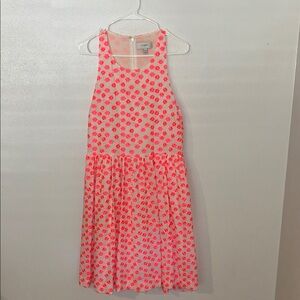 ❤️ Offers J. Crew Bright Coral/Pink Floral Dress